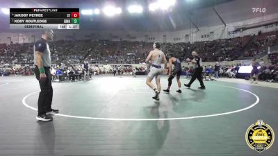 B6A-165 lbs Semifinal - Kody Routledge, Edmond North vs Jakoby Petree, Stillwater