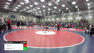 126 lbs Consi Of 8 #1 - Troy Ruiz, Buchanan vs Isaac Ghaffari, Camarillo