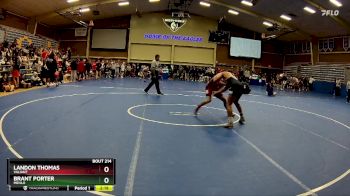 149 lbs Quarterfinal - Landon Thomas, Valiant vs Brant Porter, Menlo