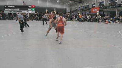 285 lbs Cons. Sub-semis - Jaden Rodriguez, Great Plains Wrestling Academy vs Eli Mensing, Tom Eagle Wrestling Academy