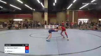 80 lbs Rr Rnd 2 - Krislynn Martinez (Ratliff), Maize Wrestling Club vs Calliope Willman, Illinois
