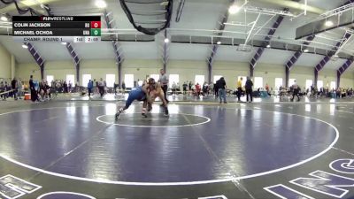 157 lbs Champ. Round 1 - Michael Ochoa, Unattached vs Colin Jackson, Bloomsburg Unattached