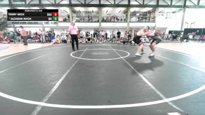 204-228 lbs Champ. Round 1 - Jackson Ritch, Iguanas Wrestling Club vs Terry Mick, Carterville