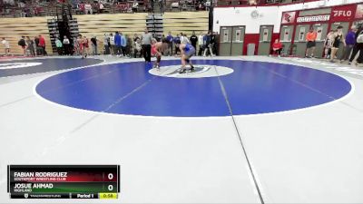 113 lbs Cons. Round 4 - Fabian Rodriguez, Southport Wrestling Club vs Josue Ahmad, Highland