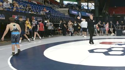88 lbs Champ. Rd Of 32 - Zander Melendez, California vs CJ Fassler, Ohio