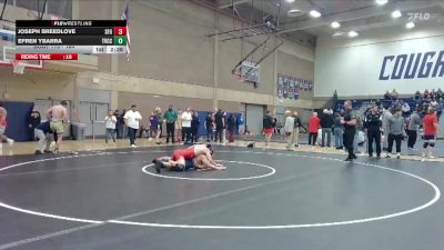 184 lbs Cons. Round 1 - Efren Ybarra, Treasure Valley CC vs Joseph Breedlove, Simon Fraser (B.C.)