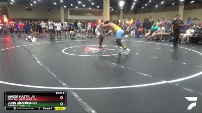 215 lbs Round 3 (6 Team) - John Arambasich, Florida Pitbulls vs Ameer Hasty, Jr, Team Rich Habits White