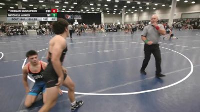 138 lbs Champ. Rd Of 16 - Mitchell Aukes, ISI Wrestling Club vs Keegan Gustafson, Black Fox Wrestling Academy