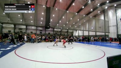 16U Boys FS - 113 lbs Champ. Round 1 - Reid Hanson, WA vs Porter Swan, ID