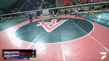 120 lbs Round 4 (16 Team) - Ariana Martinez, New Mexico vs Kamiah Gaerlan, Washington 2