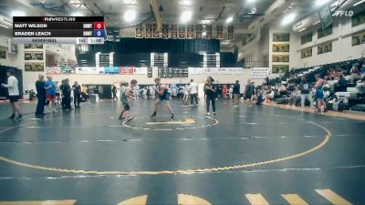 144 - 150 lbs Semifinal - Braden Leach, Team Missouri Select vs Matt Wilson, DDWT