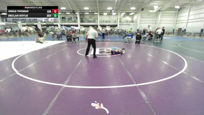 81 lbs 5th Place - Onias Thomas, Ashland vs Declan Doyle, Southside WC