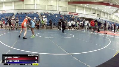 138 lbs Quarterfinal - Vaughn Tarbet, MI vs Khimari Manns, OH