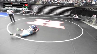 6A 150 lbs Cons. Round 3 - Liam Eller, Corner Canyon vs Martin Rodriguez, Layton