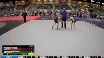 108 lbs Round 1 (4 Team) - Phoenix Taylor, Elgin vs Aaron Warkentin, North Lake