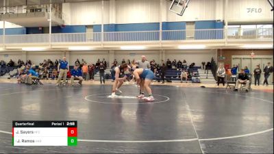 285 lbs Quarterfinal - Jose Ramos, Harper College vs Joe Sayers, Henry Ford College