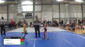 58 lbs Semifinal - Kinsley Rife, Purler Wrestling vs Abigail Peterson, Wawc