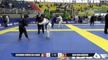 Hilda Sousa Monteiro vs Alessandra Ferreira Ávila Gaighe 2025 Brasileiro Jiu-Jitsu IBJJF