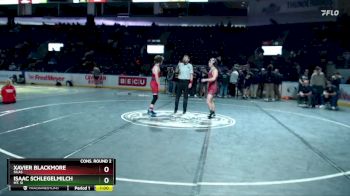 138 lbs Cons. Round 2 - Xavier Blackmore, Silas vs Isaac Schlegelmilch, Mt. Si