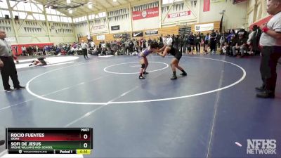 115 (117) 7th Place Match - Sofi De Jesus, Archie Williams High School vs Rocio Fuentes, Ukiah