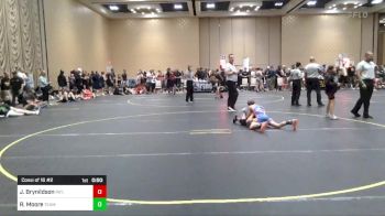 77 lbs Consi Of 16 #2 - Jaxon Brynildson, Rifle Youth Wrestling vs Rowen Moore, Team Real Life