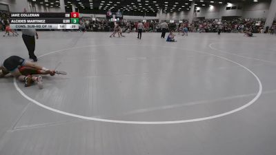 150 lbs Cons. Sub-rd Of 16 - Alcides Martinez, Gladiator Wrestling vs Jake Colleran, Izzy Style Wrestling