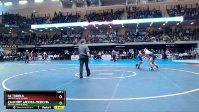 189 lbs Champ. Round 1 - Aj Tudela, Valdez High School vs Zahcory Jacobs-McDonald, Bethel High School