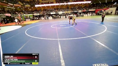 171 lbs Champ. Round 1 - Jaxin Jim, Juneau-Douglas HS vs Louis Poland, Student Wrestling Development Program