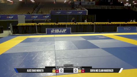 Alice Dias Moreto vs Sofia Mc Clain Maderazo 2026 Pan Kids Jiu-Jitsu IBJJF Championship