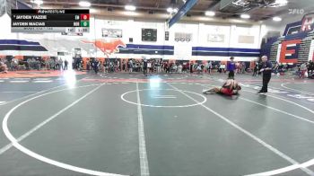 132 lbs Champ. Round 2 - Jayden Yazzie, El Modena vs Jayden Macias, Norco