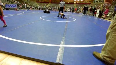 40-43 lbs Rr Rnd 4 - Charlotte Koenig, Panther Youth Wrestling-CPR vs Conor Callahan, Mountain View Stingers Wrestling