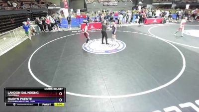 106 lbs Champ. Round 1 - Landon Salindong, California vs Haidyn Puente, Scotsmen Wrestling Club