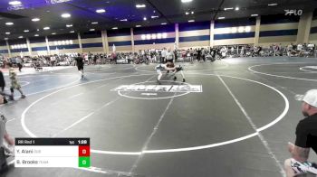 89 lbs Rr Rnd 1 - Yazan Alani, Dub Wrestling vs Brentley Brooks, Team Grand Valley Elite