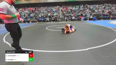 113 lbs Round Of 64 - Cayden Campbell, Allen vs Aj Vargas, Crook County