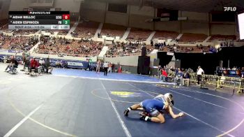 113-D4 Quarterfinal - Aidan Belloc, Santa Cruz Valley Union High School vs Aiden Espinoza, Pima High School