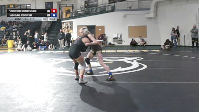 117 lbs Semifinal - Abigail Cooper, Lehigh vs Journie Rodriguez, Lock Haven University