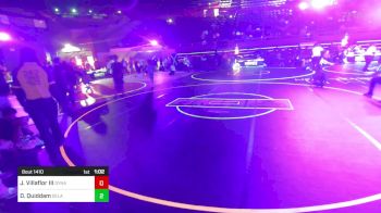 106 lbs Quarterfinal - Joseph Villaflor III, Dynasty Wrestling Club vs Devin Quiddam, Delano Diablos