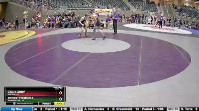 140 lbs Round 1 (4 Team) - Zach Libby, Dayton vs Ryder Sturgell, Warrenton