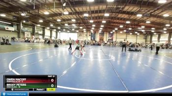 72 lbs Rd# 10- 4:00pm Saturday Final Pool - Owen Macoff, Nebraska Elite vs Brody Peters, Iowa Black