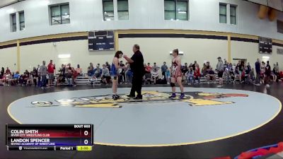 136 lbs Round 1 - Colin Smith, River City Wrestling Club vs Landon Spencer, Rhyno Academy Of Wrestling