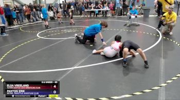 85 lbs Semifinal - Elsa Vreeland, Alaska Battle Cats Wrestling Club vs Paxton Erik, Bethel Freestyle Wrestling Club