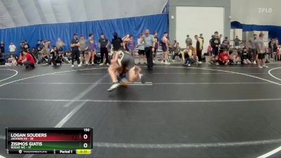 150 lbs Round 2 (8 Team) - Logan Souders, Jackson HS vs Zisimos Giatis, Rogue WC