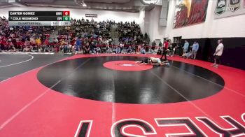 132 lbs Quarterfinal - Carter Gomez, Greeley West vs Cole Redmond, Vista Peak