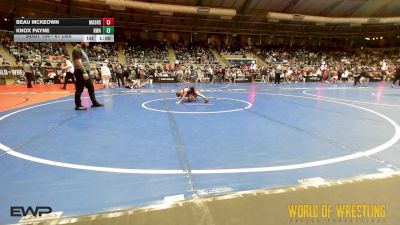 61 lbs Round Of 16 - Beau Mckeown, Mat Assassins vs Knox Payne, Roundtree Wrestling Academy