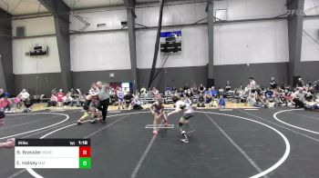 81 lbs Semifinal - Branson Bressler, McKenzie River Mat Club vs Elliot Halsey, Mat Rats Rebooted