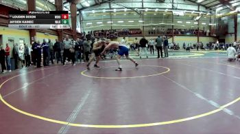 157 lbs Champ. Round 1 - Jayden Kainec, Walsh Jesuit vs Louden Dixon, West Holmes