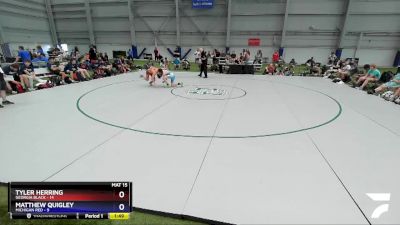 120 lbs Round 2 (8 Team) - Tyler Herring, Georgia BLACK vs Matthew Quigley, Michigan Red