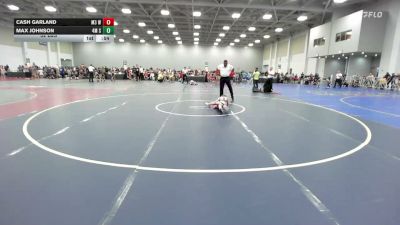 52 lbs Rr Rnd 1 - Cash Garland, M3 Wrestling Academy - EL vs Max Johnson, 4M Strength - EL
