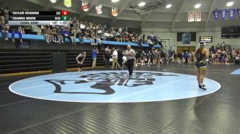 135 lbs Cons. Semi - Taylor Hoskins, Center Point-Urbana vs Ceanna White, BCLUW-SH
