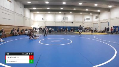 106 lbs Cons. Round 4 - Qusay Altowiti, G-Style WC vs Zander Hoover, Dynasty WC